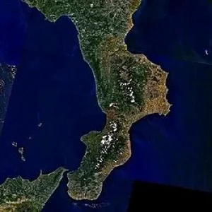 View Of Calabria from Space