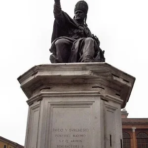 Statue of pope Paul V - Rimini