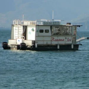 Floating Bar at Lake Garda