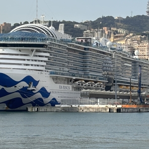 Sun Princess docked in Genova