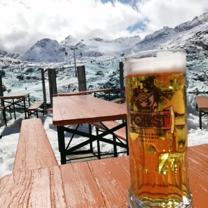 Beer at passo del tonale