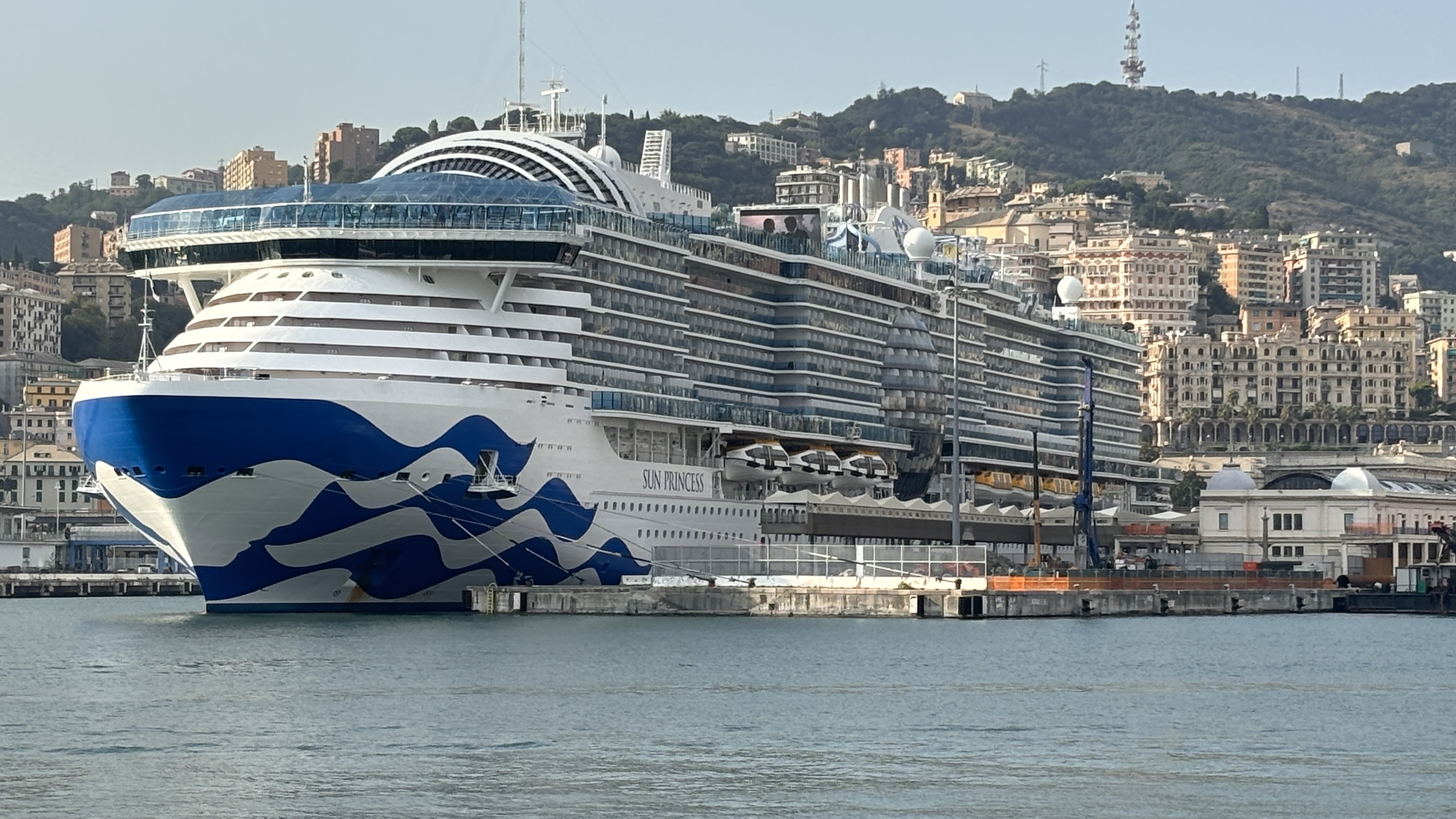 Sun Princess docked in Genova